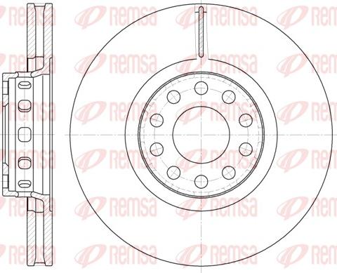 Remsa 6592.10 - Disque de frein parts5.com