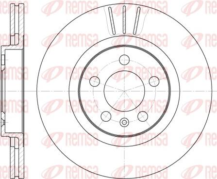 Remsa 6546.10 - Disc frana parts5.com