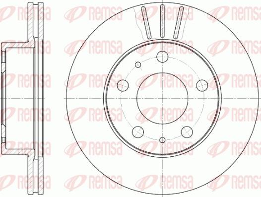 Remsa 6504.10 - Тормозной диск parts5.com