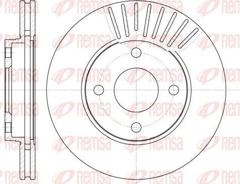 Remsa 6575.10 - Féktárcsa parts5.com