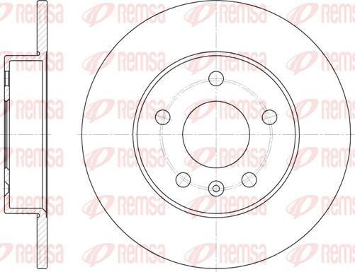 Remsa 6578.00 - Disc frana parts5.com