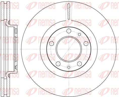 Remsa 6693.10 - Disc frana parts5.com