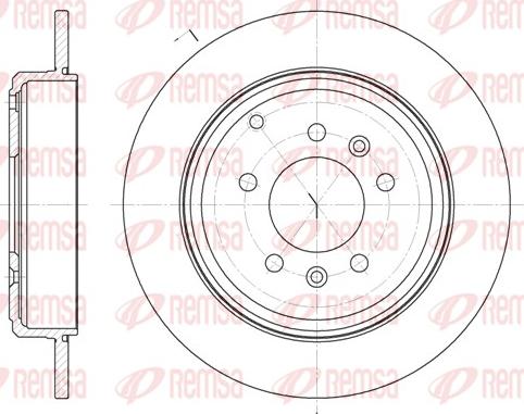 Remsa 6692.00 - Disc frana parts5.com