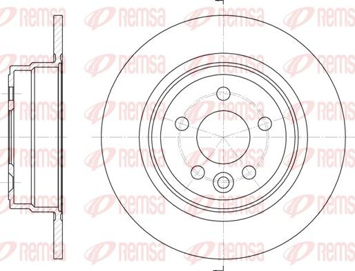 Remsa 6615.00 - Disc frana parts5.com