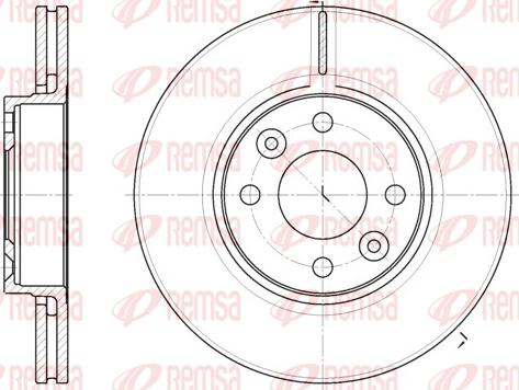 Remsa 6683.10 - Disc frana parts5.com