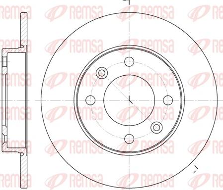 Remsa 6630.00 - Disc frana parts5.com