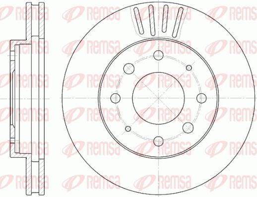 Remsa 6625.10 - Disc frana parts5.com