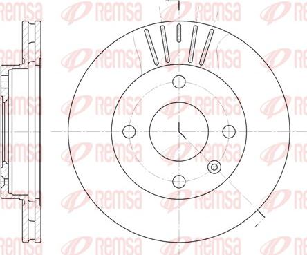 Remsa 6096.10 - Tarcza hamulcowa parts5.com