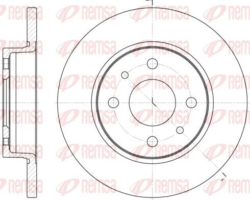 Remsa 6089.00 - Disc frana parts5.com