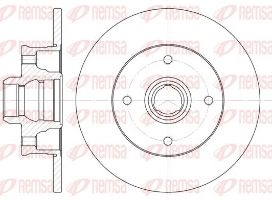 Remsa 6024.00 - Disc frana parts5.com