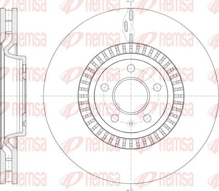 Remsa 61446.10 - Disc frana parts5.com