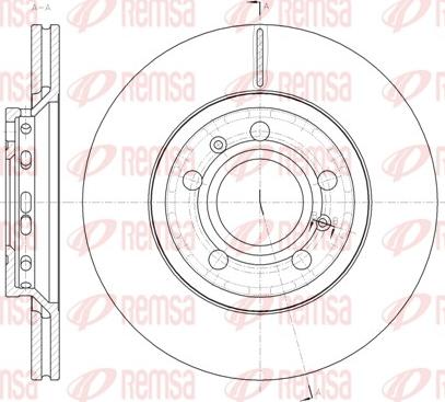 Remsa 61447.10 - Δισκόπλακα parts5.com