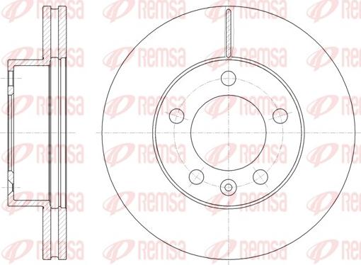 Remsa 61475.10 - Féktárcsa parts5.com