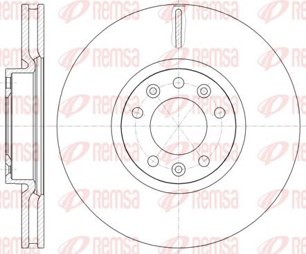 Remsa 61472.10 - Disc frana parts5.com