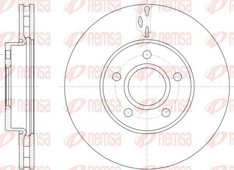 Remsa 61560.10 - Brake Disc parts5.com