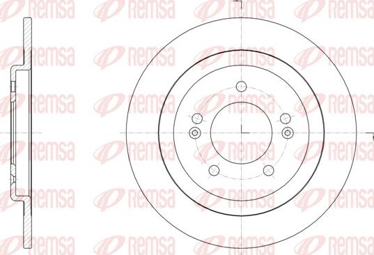 Remsa 61506.00 - Disc frana parts5.com