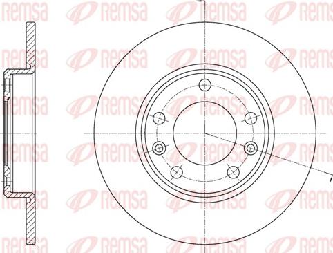 Remsa 61585.00 - Disc frana parts5.com