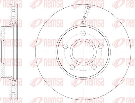 Remsa 61588.10 - Féktárcsa parts5.com