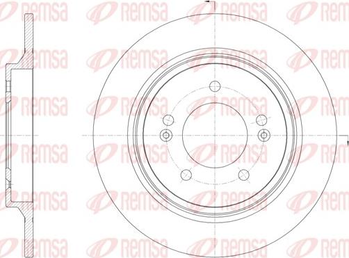 Remsa 61571.00 - Disc frana parts5.com