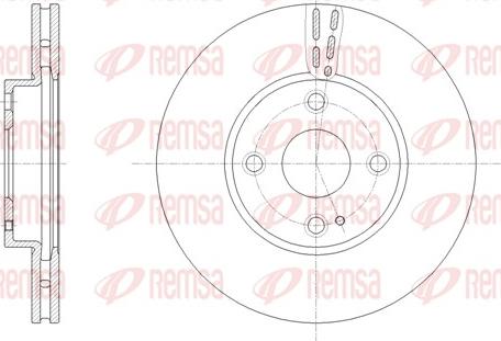 Remsa 61659.10 - Disc frana parts5.com