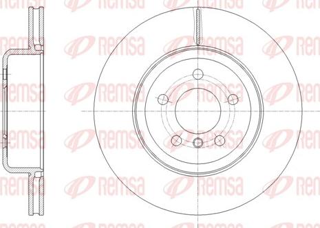 Remsa 61652,10 - Disc frana parts5.com