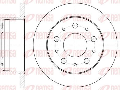 Remsa 61056.00 - Disc frana parts5.com