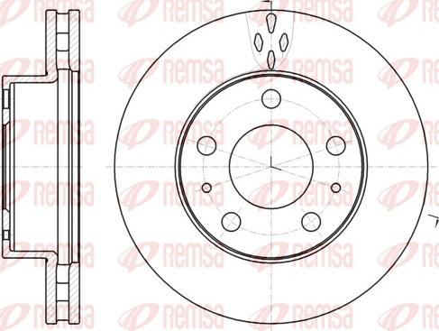 Remsa 61016.10 - Disc frana parts5.com