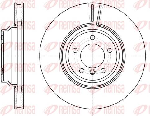 Remsa 61080.10 - Disc frana parts5.com