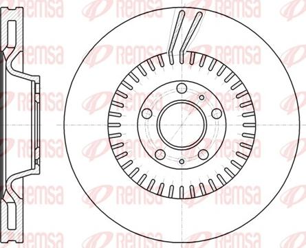 Remsa 61154.10 - Disco de freno parts5.com