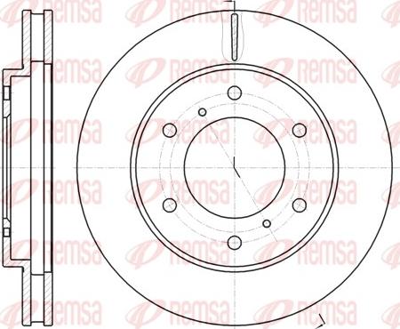 Remsa 61118.10 - Bremsscheibe parts5.com