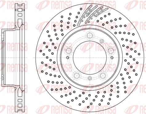 Remsa 61133.10 - Brake Disc parts5.com