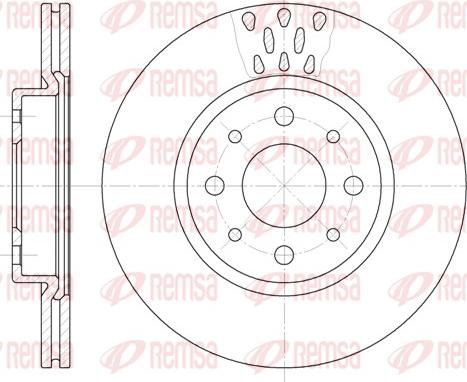 Remsa 6189.10 - Disc frana parts5.com