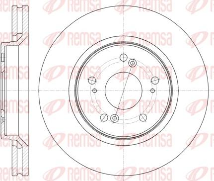 Remsa 61358.10 - Disc frana parts5.com