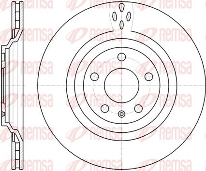 Remsa 61309.10 - Disc frana parts5.com