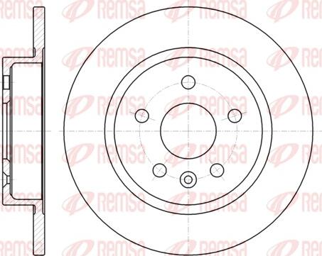 Remsa 61316.00 - Brake Disc parts5.com