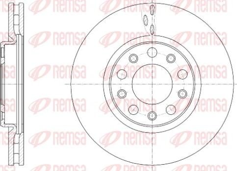 Remsa 61389.10 - Disco de freno parts5.com