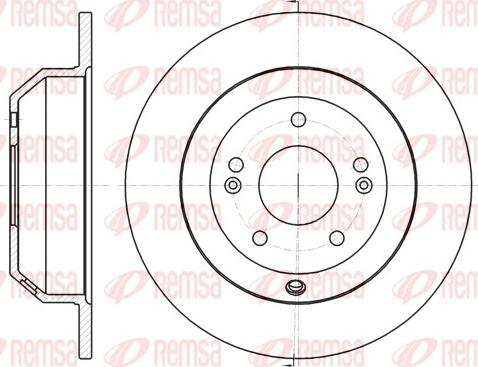 Remsa 61373.00 - Disc frana parts5.com