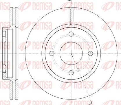 Remsa 61299.10 - Disc frana parts5.com