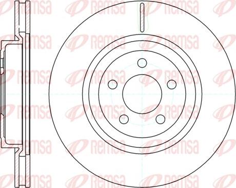 Remsa 61269.10 - Disco de freno parts5.com