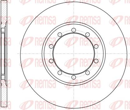 Remsa 61201.00 - Disque de frein parts5.com