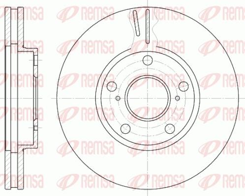 Remsa 6842.10 - Brake Disc parts5.com