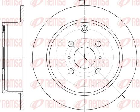 Remsa 6805.00 - Disque de frein parts5.com