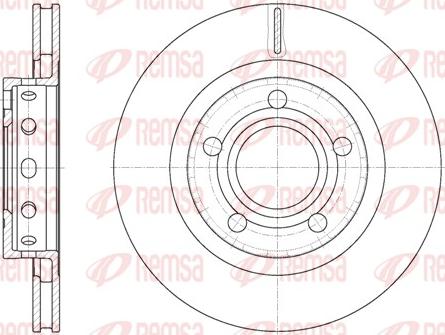 Remsa 6822.10 - Disco de freno parts5.com