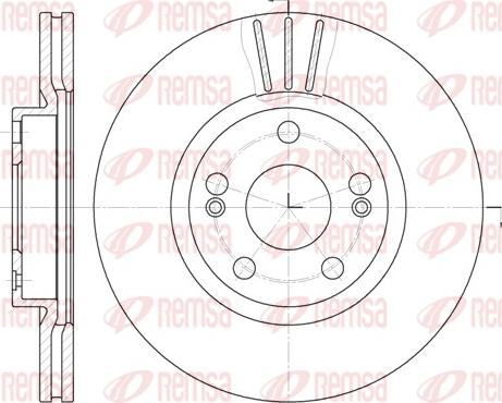 Remsa 6301.10 - Bremsscheibe parts5.com