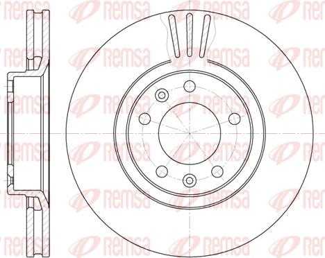 Remsa 6307.10 - Brake Disc parts5.com