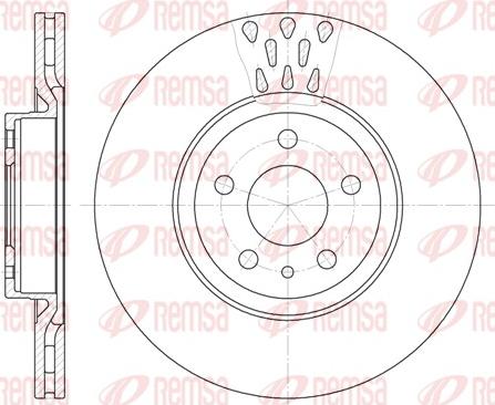 Remsa 6316.10 - Disc frana parts5.com