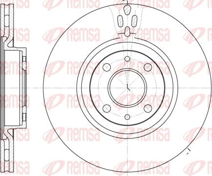 Remsa 6316.11 - Disc frana parts5.com