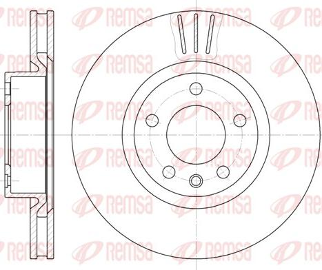 Remsa 6339.10 - Disque de frein parts5.com