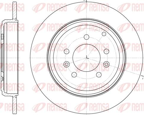 Remsa 6330.00 - Brake Disc parts5.com