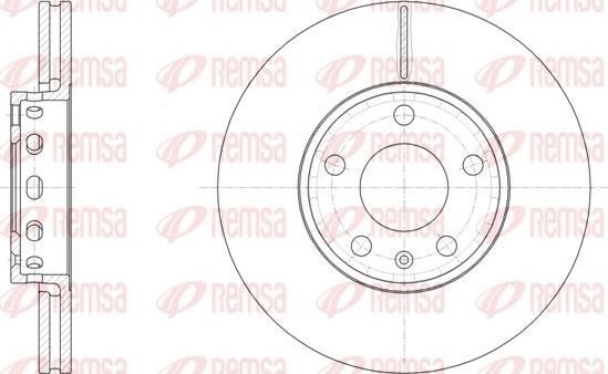 Remsa 6328.10 - Bremsscheibe parts5.com